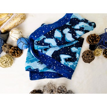 Foulard 116 Bleu