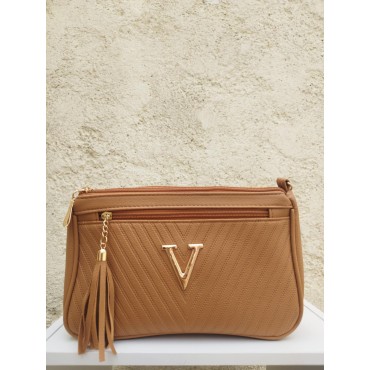 Sac bandoulière 14 Camel