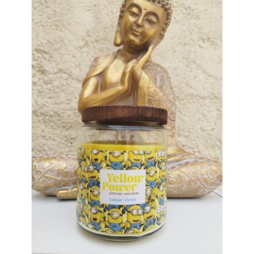 Bougie Citron Minion