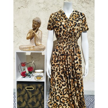 Robe Longue Félindra Beige