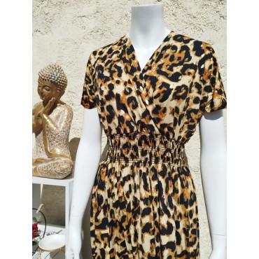 Robe Longue Félindra Beige
