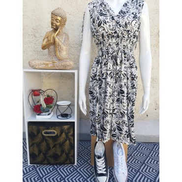 Robe Courte Lysa Bleue