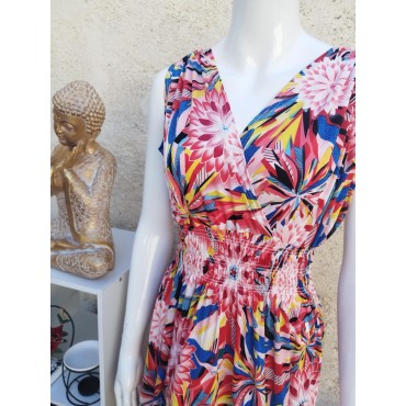 Robe Longue Esmeralda Rouge