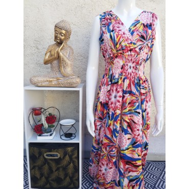 Robe Longue Esmeralda Rouge