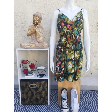 Robe Courte Megara Verte