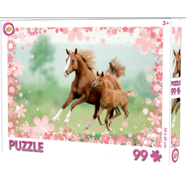 Puzzle Chevaux 99 pièces