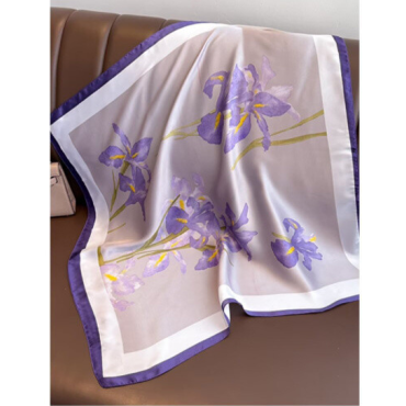 Foulard Carré 25 Lilas