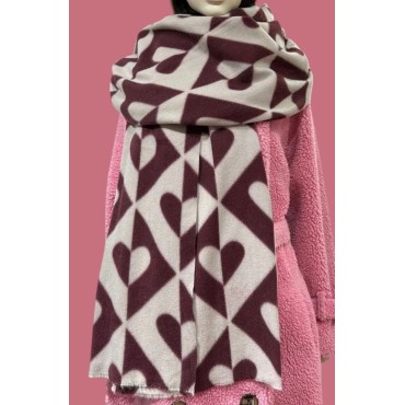 Echarpe 665 Bordeaux