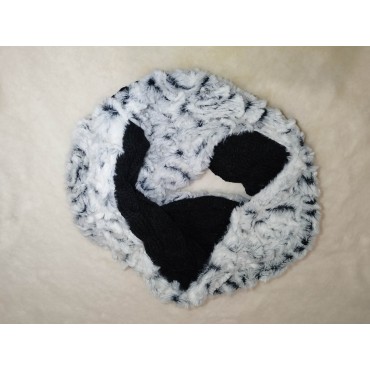 Snood Bi matière 115 Noir