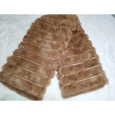 Snood Pilou 14 Marron Camel