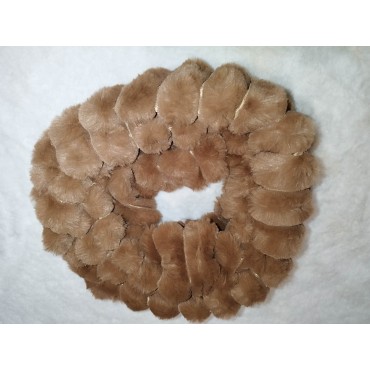 Snood Pilou 14 Marron Camel