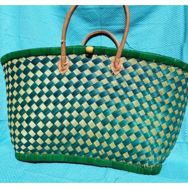 Grand Panier Madagascar Vert