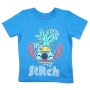 T Shirt Stitch Bleu