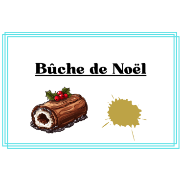 Fondant Parfumé Bûche de Noël